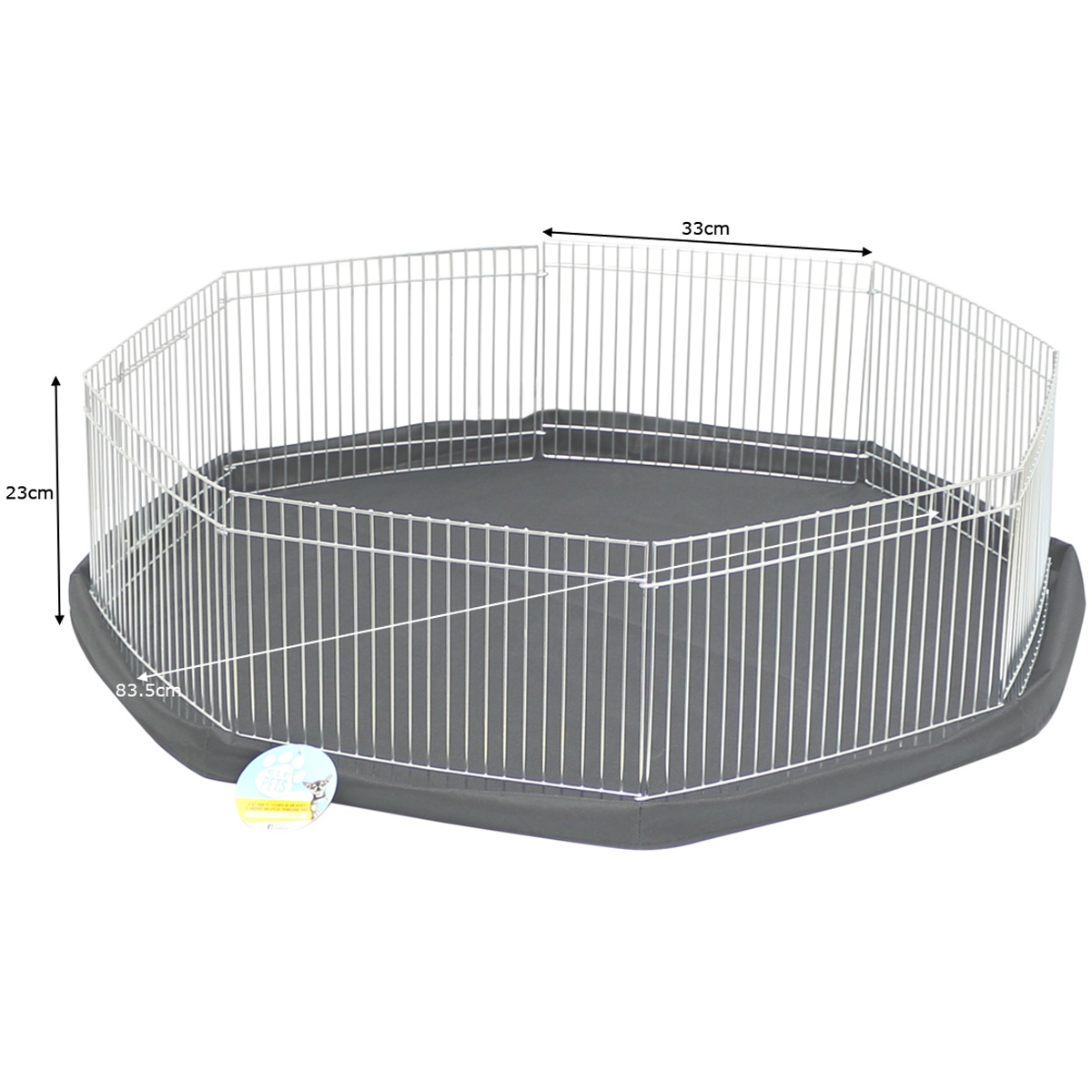 ME & MY SMALL PET PLAYPEN CAGE & FLOOR MAT RABBIT/GUINEA PIG/HAMSTER